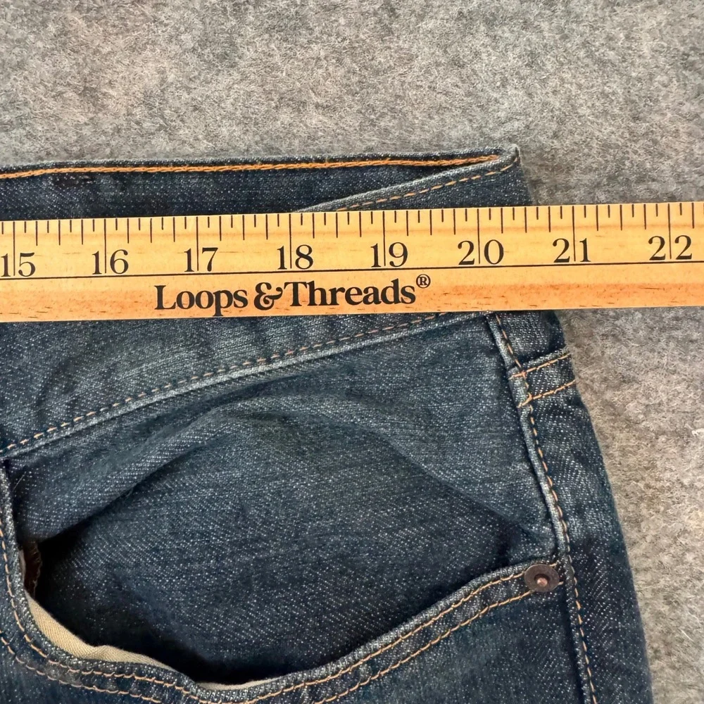 Levi's 559 40x30 Blue Medium Wash Relaxed Fit Straight Leg Men's Denim Jeans